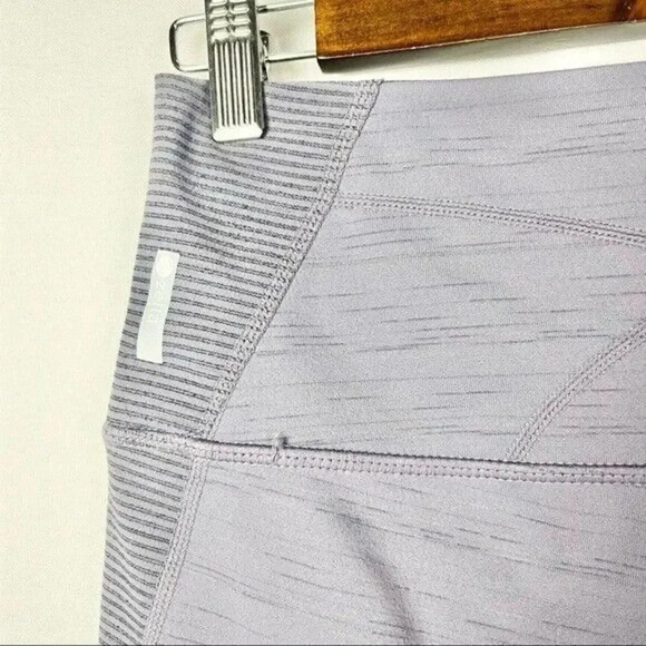 Zella Purple Ribbed Side Cropped Athletic Pants M - Picture 4 of 4
